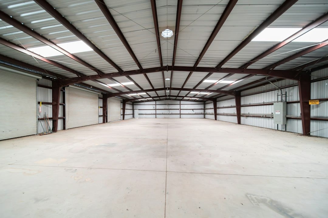 Interior of a modern high-spec logistics warehouse in Singapore